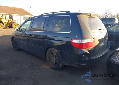 2007 Honda Odyssey Ex-L from USA, damaged, VIN 5FNRL38757B016594